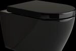 Wc-sitz Bernstein Softclose U1002 Schwarz Gl&auml;nzend Mit Led-beleuchtung
