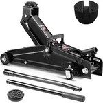 Hydraulischer Wagenheber Rangierwagenheber 3 Tonnen Roll- Und Lenkbar Inkl. 2