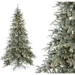 Evergreen - K&uuml;nstlicher Weihnachtsbaum Frost Fichte Inkl. Leds & Kunstschnee...