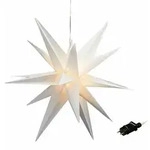 Xxl Led Advents Stern Warm Wei&szlig; - 100cm - 3d Weihnachtsstern Fenster Deko Zum