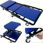 2in1 Kfz Rollbrett Werkstatthocker Bis 150kg 6 Leichtg&auml;ngige 360&deg; Lenkrollen