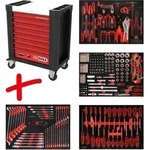 Ks Tools Performanceplus Werkstattwagen-satz P10 Mit 241 Werkzeugen F&uuml;r 4 Schubladen