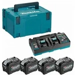 Makita - 40v Li-ion Max Set Mit 4 8,0ah-akkus - Ladeger&auml;t - Mbox - 191u42-2