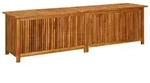 Garten-aufbewahrungsbox 200x50x58 Cm Massivholz Akazie Vidaxl