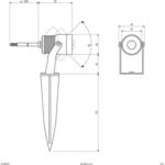 Evn Gartenspot Plc650502 3000k Anth Ip65