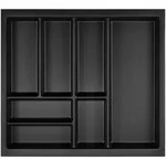 So-tech - Orga-box Junker Slim Besteckeinsatz 525 X 476 Mm Lavagrau Mit Perlstruktur