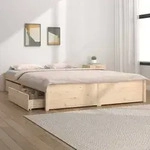 Bett Mit Schubladen 140x190 Cm Vidaxl