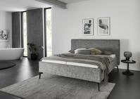 Meise M&ouml;bel Polsterbett Riva 180x200 Cm Doppelbett Bettgestell Kopfteil Mit...