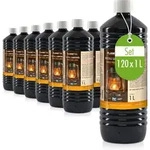 H&ouml;fer Chemie Gmbh - 120x 1 L Flambiol&reg; Lampen&ouml;l Hochrein Kristallklar