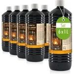 H&ouml;fer Chemie Gmbh - 6x 1 L Flambiol&reg; Lampen&ouml;l Hochrein Kristallklar