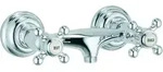 1926 Brausearmatur, Wandmontage, Kreuzgriffe, 516100520 - Kludi