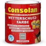 Wetterschutzfarbe, Steingrau, 2,5 L - Consolan
