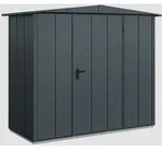 H&ouml;rmann Ecostar Metall-ger&auml;tehaus Elegant Mit Satteldach Typ 1, 259 X 121 Cm,