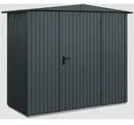 H&ouml;rmann Ecostar Metall-ger&auml;tehaus Trend Mit Satteldach Typ 1, 259 X 121 Cm,