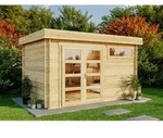 Gartenhaus Leandro-28 Gartenhaus Aus Holz, Holzhaus Mit 28 Mm Wandst&auml;rke,