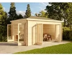 Gartenhaus Sunrise Iso Gartenhaus Aus Holz, Holzhaus Mit 40 Mm Wandst&auml;rke,