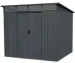 Ger&auml;tehaus Mit Pultdach Anthr. Skylight 4,5 Qm 239x193x202cm