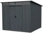 Ger&auml;tehaus Mit Pultdach Anthr. Skylight 6,6 Qm 238x279x202cm