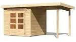 Gh Kandern 3 Natur 244x244x230 Anbaudach 300cm