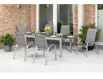 Amalfi Di Lusso Set 7tlg 6 Sessel Semi T 200(300)x100cm