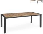 Gartentisch Aus Aluminium 198x100 Elias Yes - Schwarz