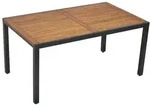 Tisch Rechteckig 150x90cm Aluminium/akazie