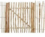 Staketenzauntor Berg-haselnuss H 90xb100 Cm, 7-8cm L.-abstand