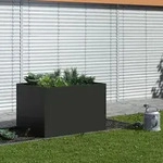 Kgt - Aluminium-hochbeet '130', Anthrazit, 1,21 X 0,91 X 0,77 M (l X B X H)