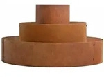 Pflanzpyramide Hochbeet Pflanzring Kr&auml;uterspirale Edelrost Rost &Oslash; 40/80/120 Cm