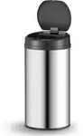 Juskys Automatik M&uuml;lleimer Mit Sensor 40l - Elektrischer Abfalleimer,