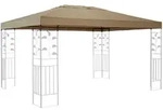 Quick-star - Ersatzdach F&uuml;r Bl&auml;tter Pavillon 3x4m Pavillondach Sand Ersatzbezug