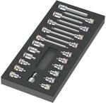 9723 Schaumstoffeinlage Zyklop B 3/8' Bitnuss Set 1 - Wera