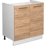 Vicco - Sp&uuml;lenunterschrank Fame-line, Goldkraft Eiche, 80 Cm Ohne Arbeitsplatte