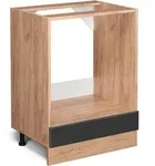 Vicco - Herdumbauschrank R-line, Anthrazit Hochglanz, 60 Cm Ohne Arbeitsplatte