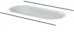 Bette - Comodo Unterbau-waschtisch, Ohne Hahnloch, A218, 774 X 380