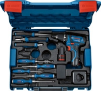 Bosch Akku-bohrschrauber Gsr 12v-15 Professional 2x 2,0 Ah + Lader + Handwerzeug In