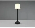 Led Akku Tischleuchte Martinez F&uuml;r Innen & Au&szlig;en, Schwarz 39cm