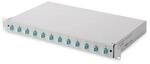 Digitus - Box De Splei&szlig;en Lwl 12 Lc-kupplungen - Om3- 1he 19 Zoll - Multimode Duplex