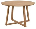 Malika Esstisch &Oslash;120 Cm Dekor Eiche.