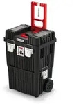 2 In 1 Werkzeugtrolley Werkstattkoffer Werkzeugkiste Box Leer 3 Tlg., Version: Khvwm,