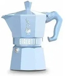 Bialetti Moka Exclusive Kaffeemaschine Blau Pastel 3 Tassen