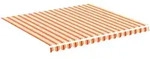 Markisenbespannung Gelb Und Orange 4x3,5 M - Vidaxl