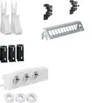 Hager Multimedia Kit,univers, 3xsteckdose,12xpatchpanel Ohne Rj45,