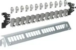 Hager Fz24mm 24fach Mit 12xrj45-modulen Patchpanel, Patchfeld