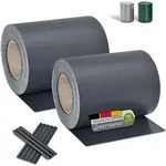 Pvc Sichtschutzstreifen Doppelstabmatten Zaun 2er Set - 2 Rollen &Aacute; 35m X 19cm -