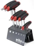 Stiftschl&uuml;ssel Mit Quergriff Set Comfortgrip Sechskant 7-tlg. Mit Seitenabtrieb,