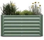 Blumfeldt Hohes Garten-hochbeet 120x60x90 Cm, Gerade Form, Aus Verzinktem Stahl,