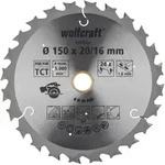 Wolfcraft - Kreiss&auml;geblatt &Oslash; 150 Mm, Bohrung &Oslash; 12,75 Mm Hartmetall S&auml;geblatt