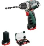 Metabo Akku-bohrschrauber-set Powermaxx Bs Mit 2x 2,0 Ah + Ladeger&auml;t Im Koffer +