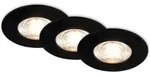 Kulana Mini Led Einbaustrahler Bad, 3er Set, Ip44 Spritzwasserschutz, Flaches Design,